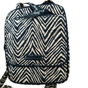 Vera Bradley Petite Quilted Zebra Print Hipster Crossbody Bag